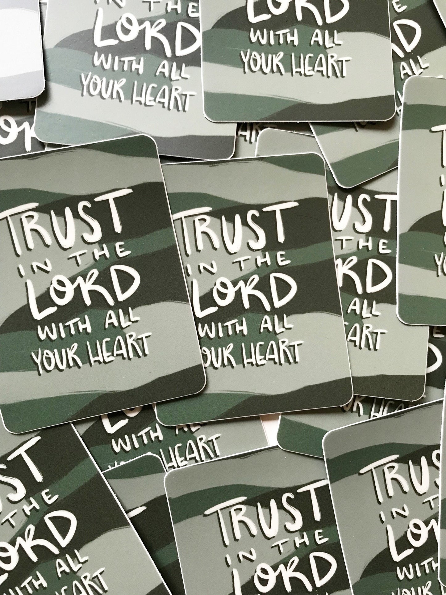 Vinyl Sticker | Trust in the Lord with all your heart