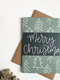 Cards and envelope | Merry Christmas  | blank inside | Thinking of you | Encouragement | Greeting | Christmas