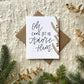 Cards and envelope | Oh come let us adore Him | blank inside | Hymn sheet | Encouragement | Greeting | Christmas