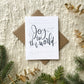 Cards and envelope | Joy to the World | blank inside | Hymn sheet | Encouragement | Greeting | Christmas