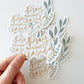 Vinyl Sticker | Pray without ceasing