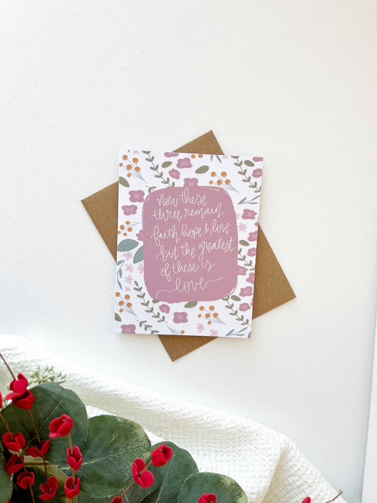 Cards and envelope | Valentines day | blank inside | Encouragement | Thinking of You | Greeting | Secret Sister | Birthday