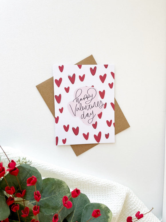 Cards and envelope | Happy Valentines Day | blank inside | Encouragement | Thinking of You | Greeting | Secret Sister | Birthday