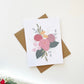 Cards and envelope | floral valentines day card | blank inside | Encouragement | Thinking of You | Greeting | Secret Sister | Birthday