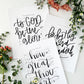 Set of 3 prints 8x10, 11x14 | Physical Print | To God be the glory, For by His hand He leadeth me, how great Thou art