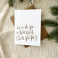 Cards and envelope | Christmas Greeting Card