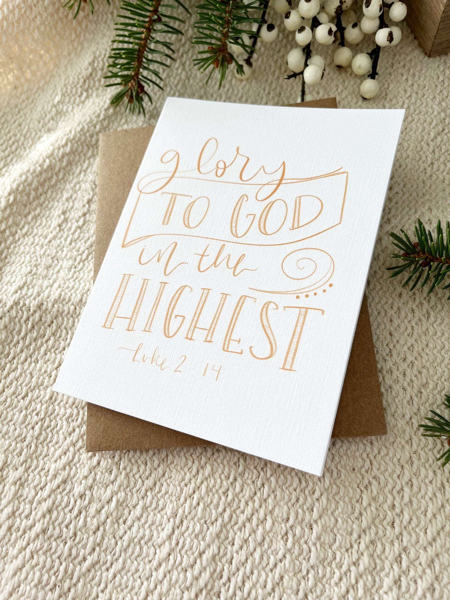 Cards and envelope | Christmas Greeting Card