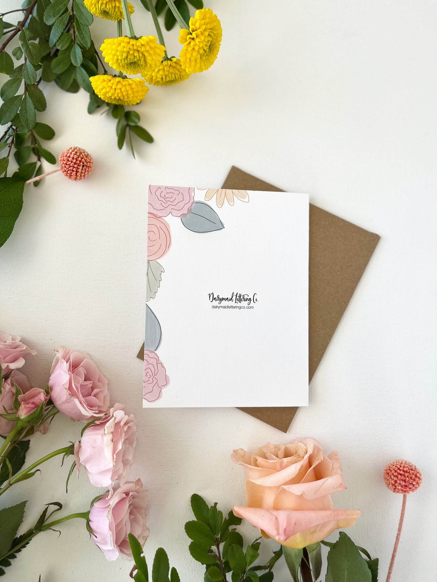 Cards and envelope | Floral  | Motherhood is a million little moments…