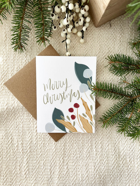 Cards and envelope | Christmas Greeting Card