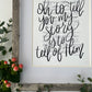 5x7, 8x10, 11x14 | Physical Print | Oh to tell you my story is to tell of Him