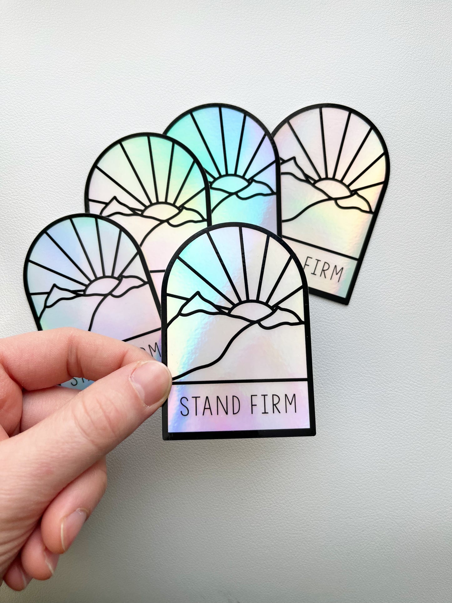 Vinyl Sticker | Holographic | Stand Firm