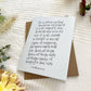 Cards and envelope | 1 Corinthians 13:4-8