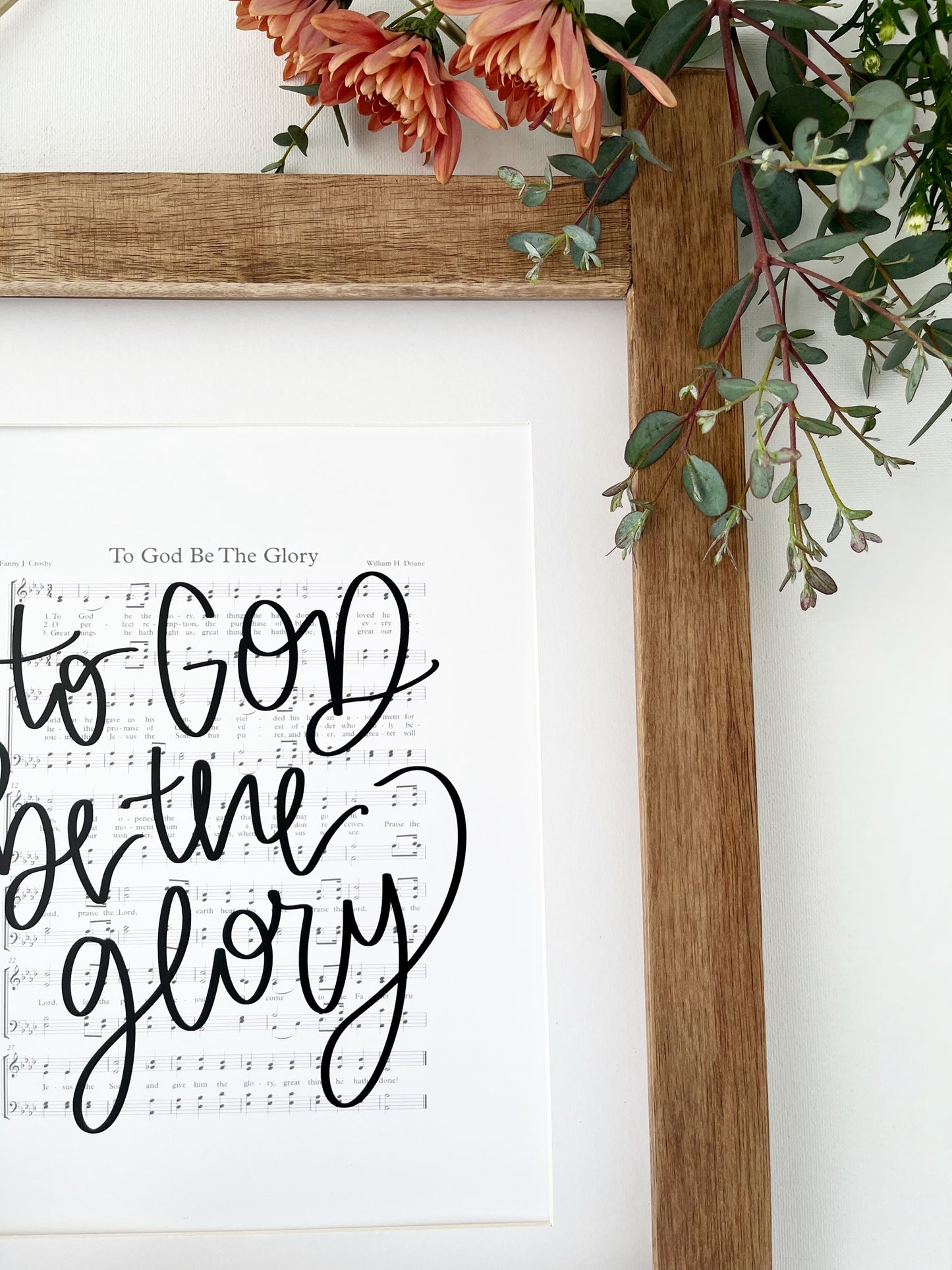 5x7, 8x10, 11x14 | Physical Print | to God be the glory