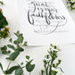 5x7, 8x10, 11x14 | Great is Your faithfulness | Calligraphy Print | Hymn Art | Music Print | Physical Print
