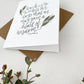 Cards and envelope | teach us to number our days…