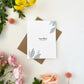 Cards and envelope | Floral  | Never could it be possible for any man to estimate what he owes to a godly mother