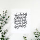 5x7, 8x10, 11x14 | Physical Print | May the mind of Christ my Saviour