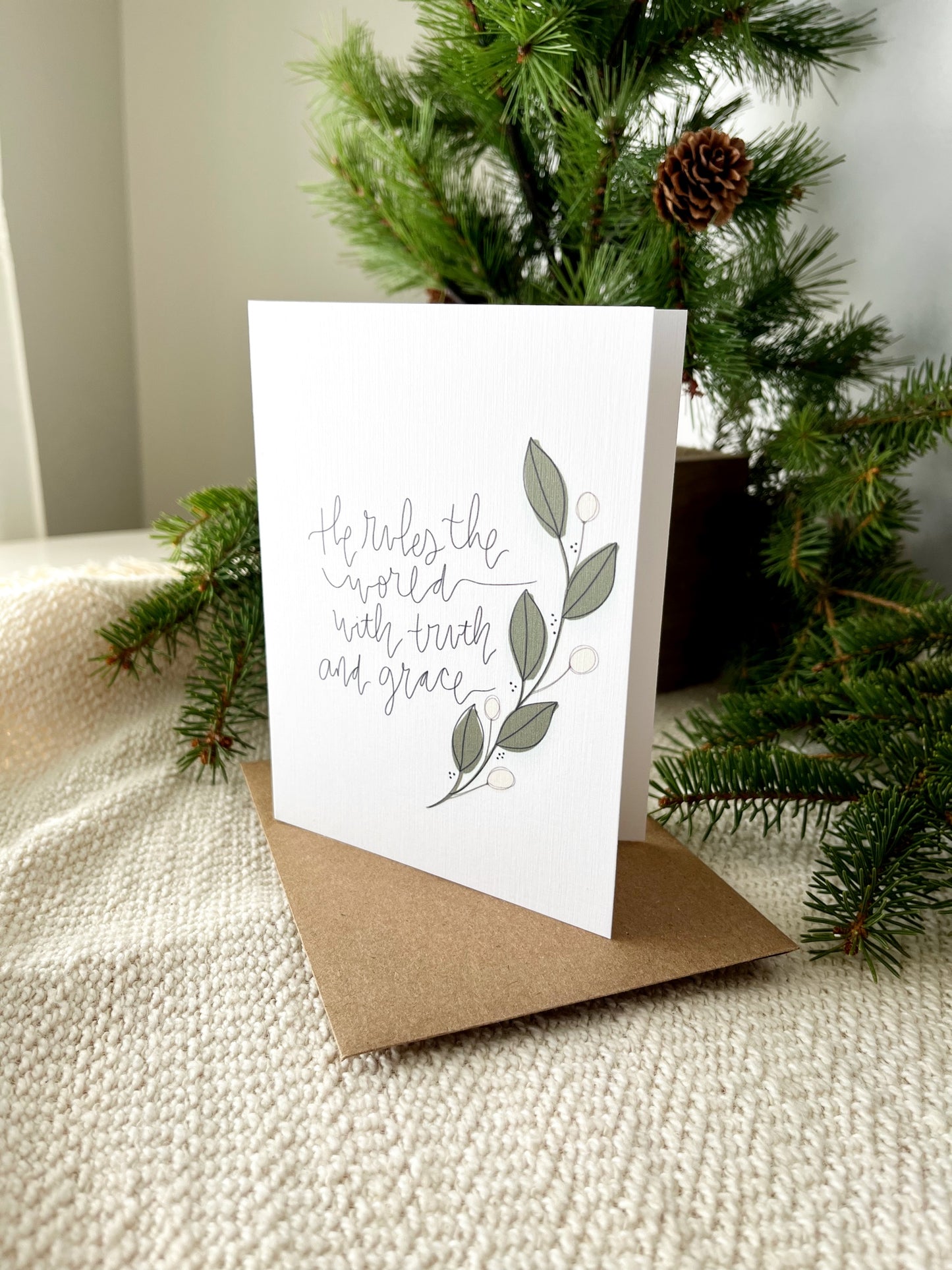 Cards and envelope | Christmas Greeting Card