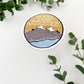 Magnet | I lift up my eyes to the hills, from where does my help come? |  Psalm 121:1-2 | christian sticker | sticker