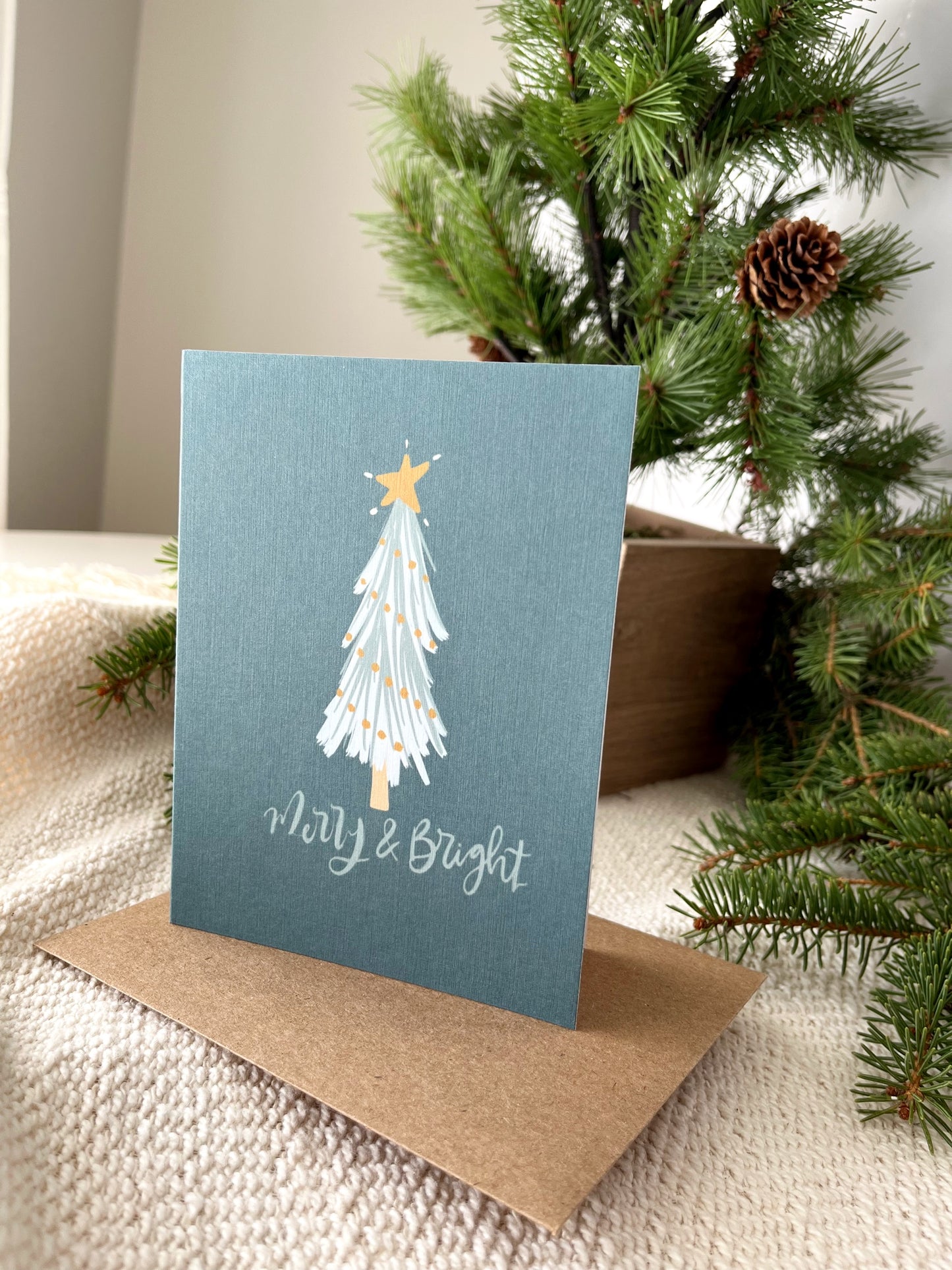 Cards and envelope | Christmas Greeting Card