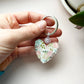 Keychain | Deeply Loved | Floral Heart  | keychain keys pretty christian colourful