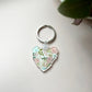 Keychain | Deeply Loved | Floral Heart  | keychain keys pretty christian colourful