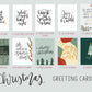 Set of 100 | Christmas Greeting Card