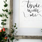 5x7, 8x10, 11x14 | Physical Print | Abide with me