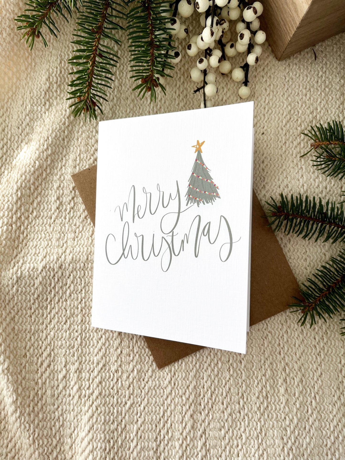 Cards and envelope | Christmas Greeting Card