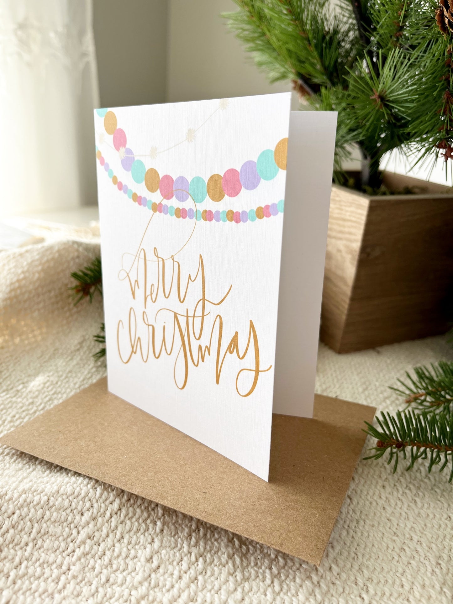 Cards and envelope | Christmas Greeting Card