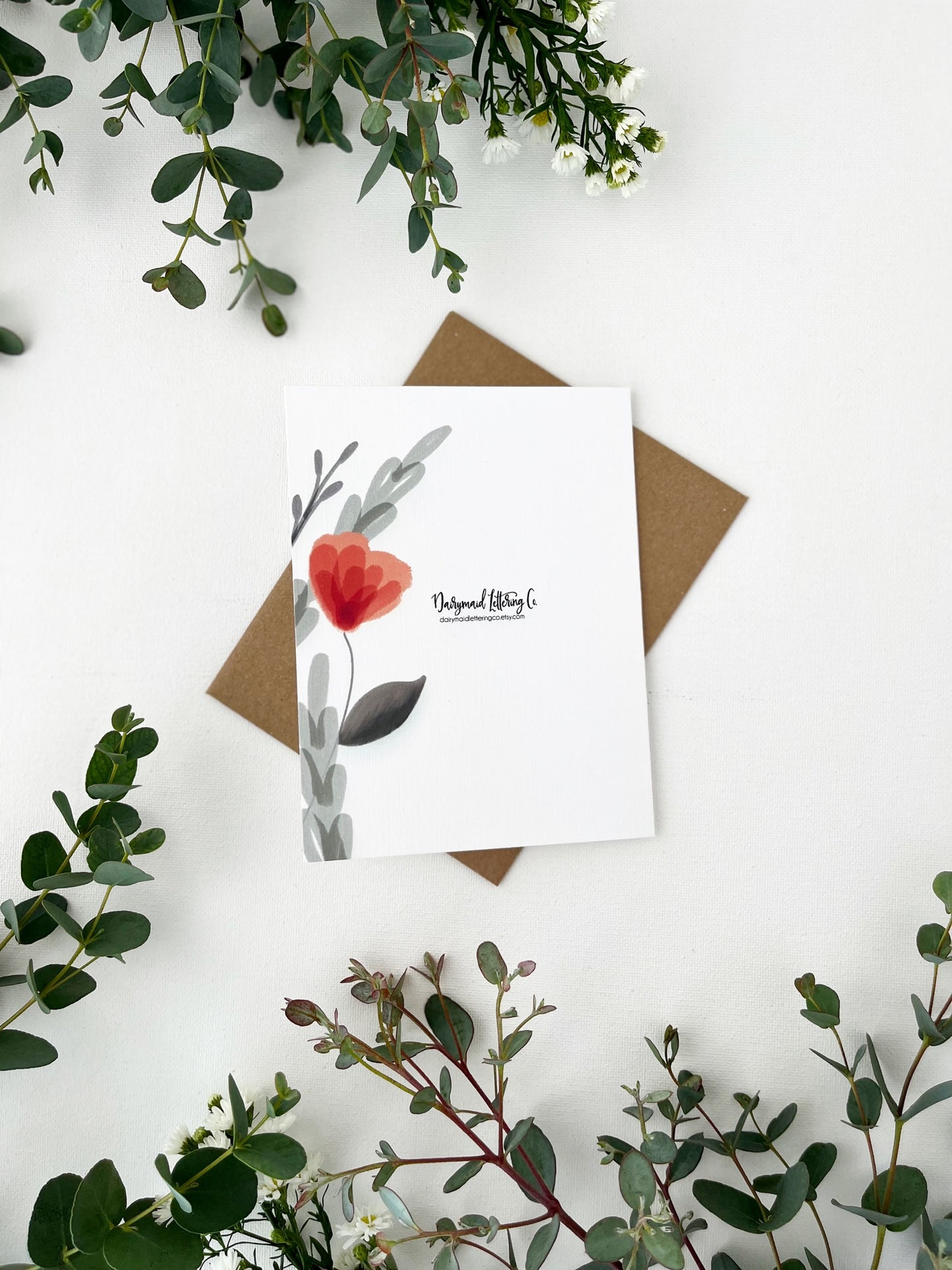 Cards and envelope | Floral  | with deepest sympathy