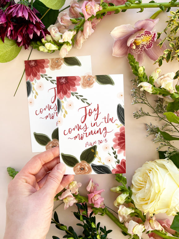 4x6 & 5x7 Print | Rejoice in the Lord always | Postcard | encouragement | bible verse | Mother’s Day gift | christian art