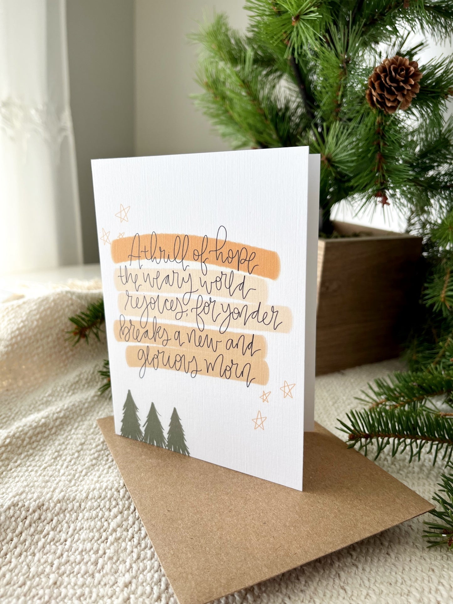 Cards and envelope | Christmas Greeting Card