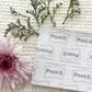 Post It Notes | Floral | 3 x 3 | To do, grocery list, reminder, just because, gift, Mother's Day