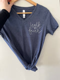 T Shirt | Walk By faith . size small