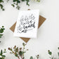 Cards and envelope | for by His hand,He leadeth me HYMN