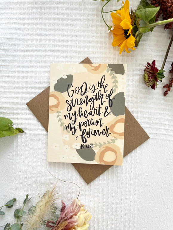 Greeting Card | Psalm 73:26