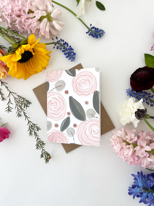 Greeting Card • Rose Floral