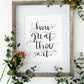 5x7, 8x10, 11x14 | Physical Print | How great Thou art