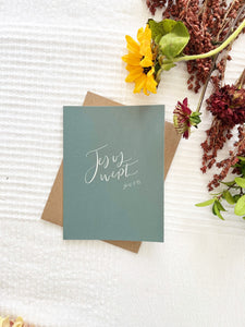 Cards and envelope | Sympathy