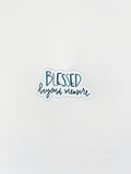 Magnet | Blessed beyond measure | christian magnet | bible verse | Gift idea | fridge | car magnet