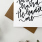 Cards and envelope | for by His hand,He leadeth me HYMN