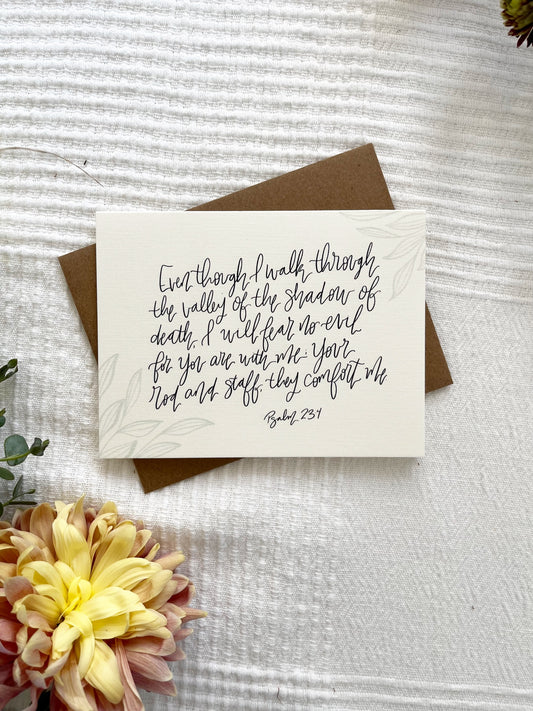 Cards and envelope | Sympathy