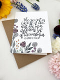 Greeting Card • The secret is Christ in Me, not me in a different set of circumstances- Elisabeth Elliot