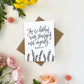 Cards and envelope | Floral  | She is clothed with strength and dignity