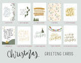 Set of 75 | Christmas Greeting Card