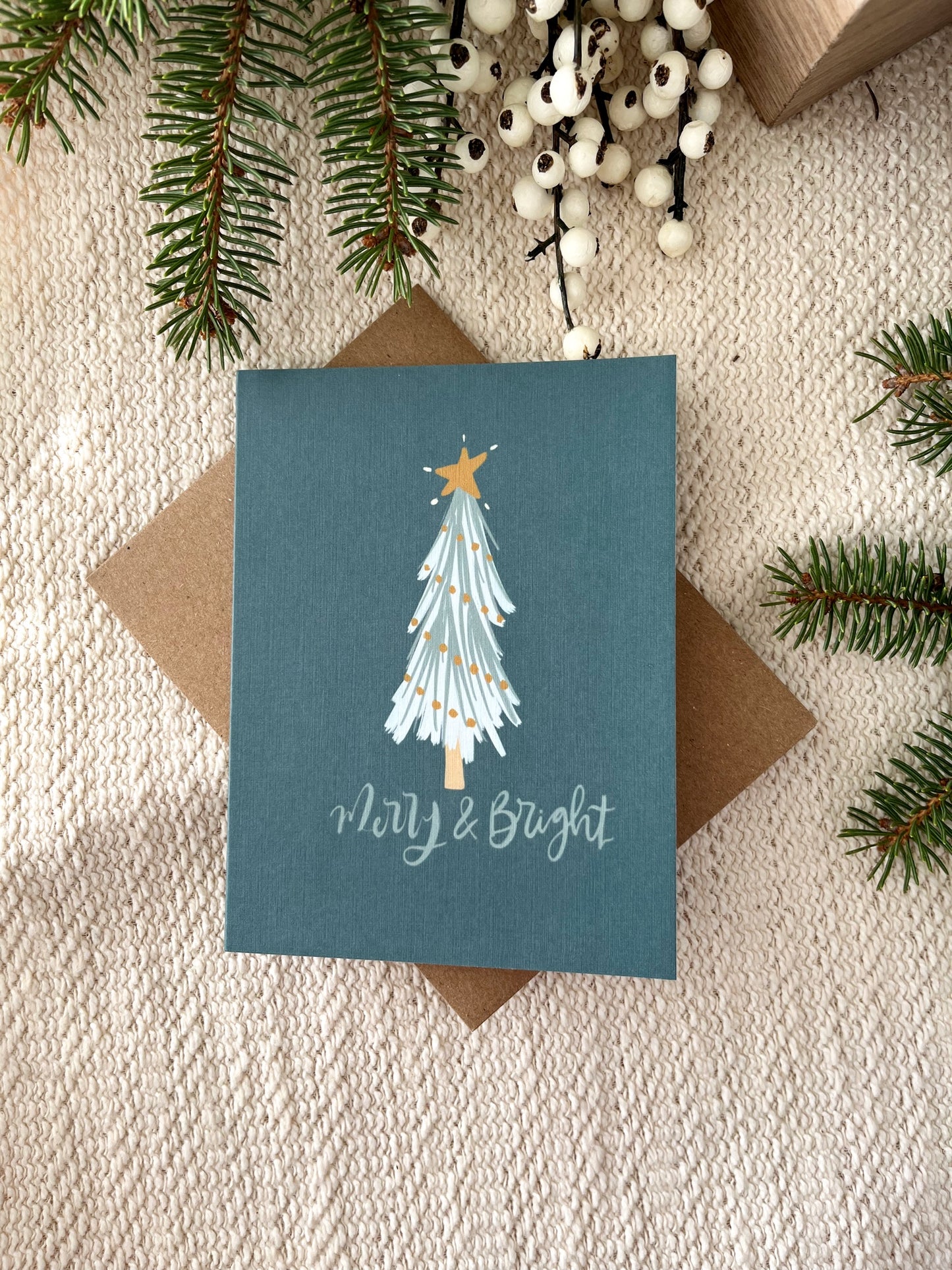 Cards and envelope | Christmas Greeting Card