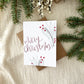 Cards and envelope | Christmas Greeting Card