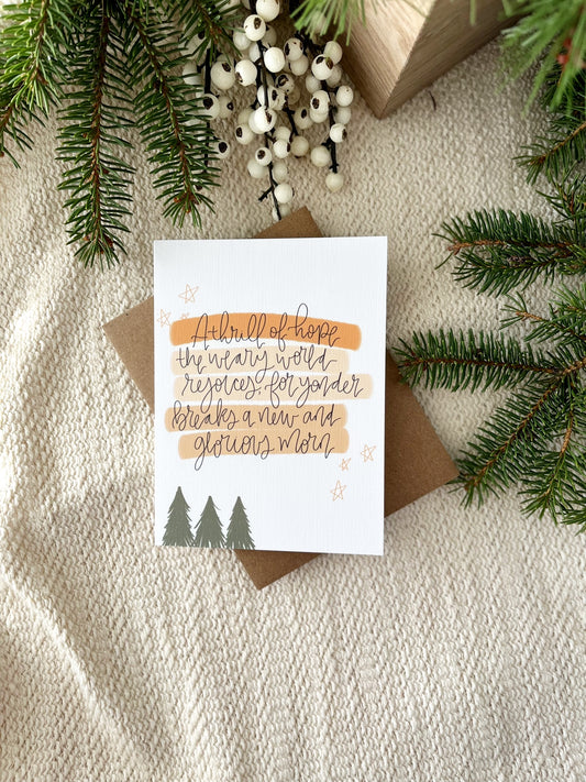 Cards and envelope | Christmas Greeting Card