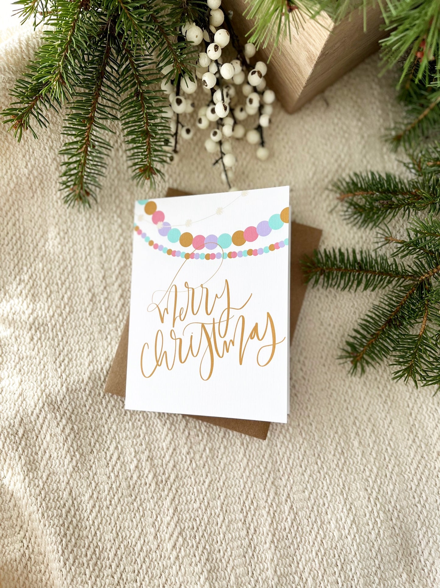 Cards and envelope | Christmas Greeting Card